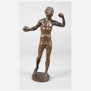 Musizierender Faun mit Zimbeln