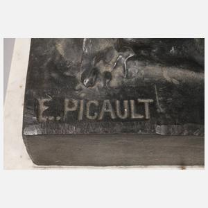 Große Kriegerplastik  Vercingetorix nach Emile Louis Picault