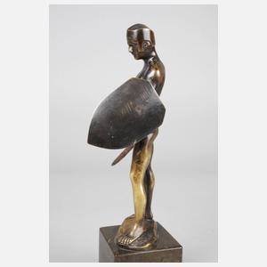 Otto Schmidt-Hofer, stehender Krieger