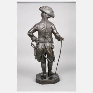 Übergroße Plastik Friedrich der Große nach Johann Gottfried Schadow