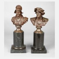 Paar Porträtbüsten111