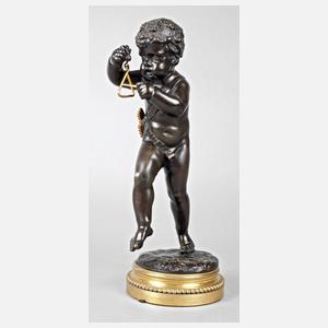 Musizierender Putto nach Claude-Michel Clodion