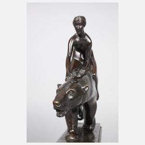 Berthold Nebel, Mädchenakt auf Eisbär