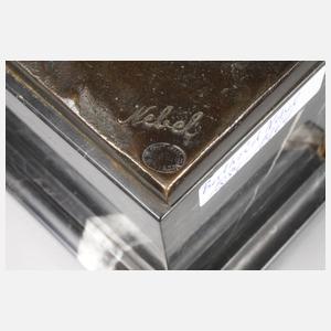 Berthold Nebel, Mädchenakt auf Eisbär