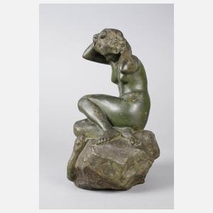 Bronze Eva mit Schlange