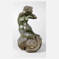 Bronze Eva mit Schlange111