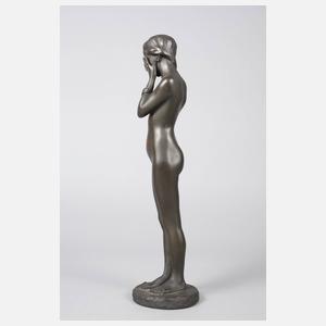 Ferdinad Frick, stehender Mädchenakt