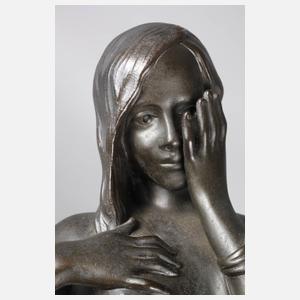 Ferdinad Frick, stehender Mädchenakt