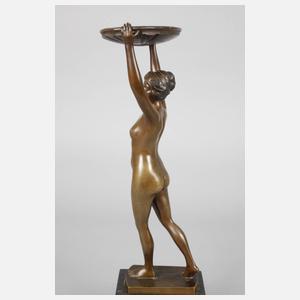 Otto Schmidt-Hofer, weiblicher Akt mit Schale