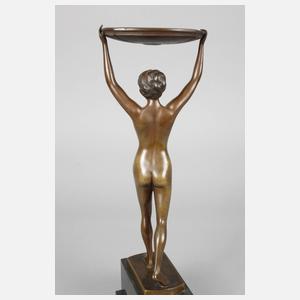 Otto Schmidt-Hofer, weiblicher Akt mit Schale