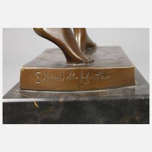 Otto Schmidt-Hofer, weiblicher Akt mit Schale