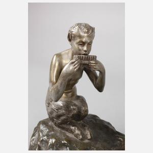 Musizierendes Mädchen und Faun