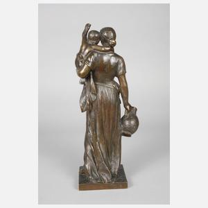 Wasserträgerin mit Kind