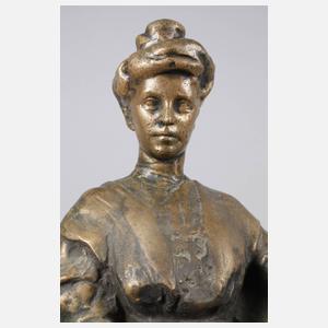 Eduard Klablena, attr., Dame im Sessel