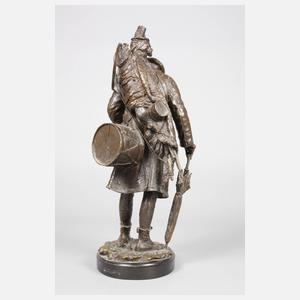 Bronzeskulptur Gaukler ”conto di cassa”