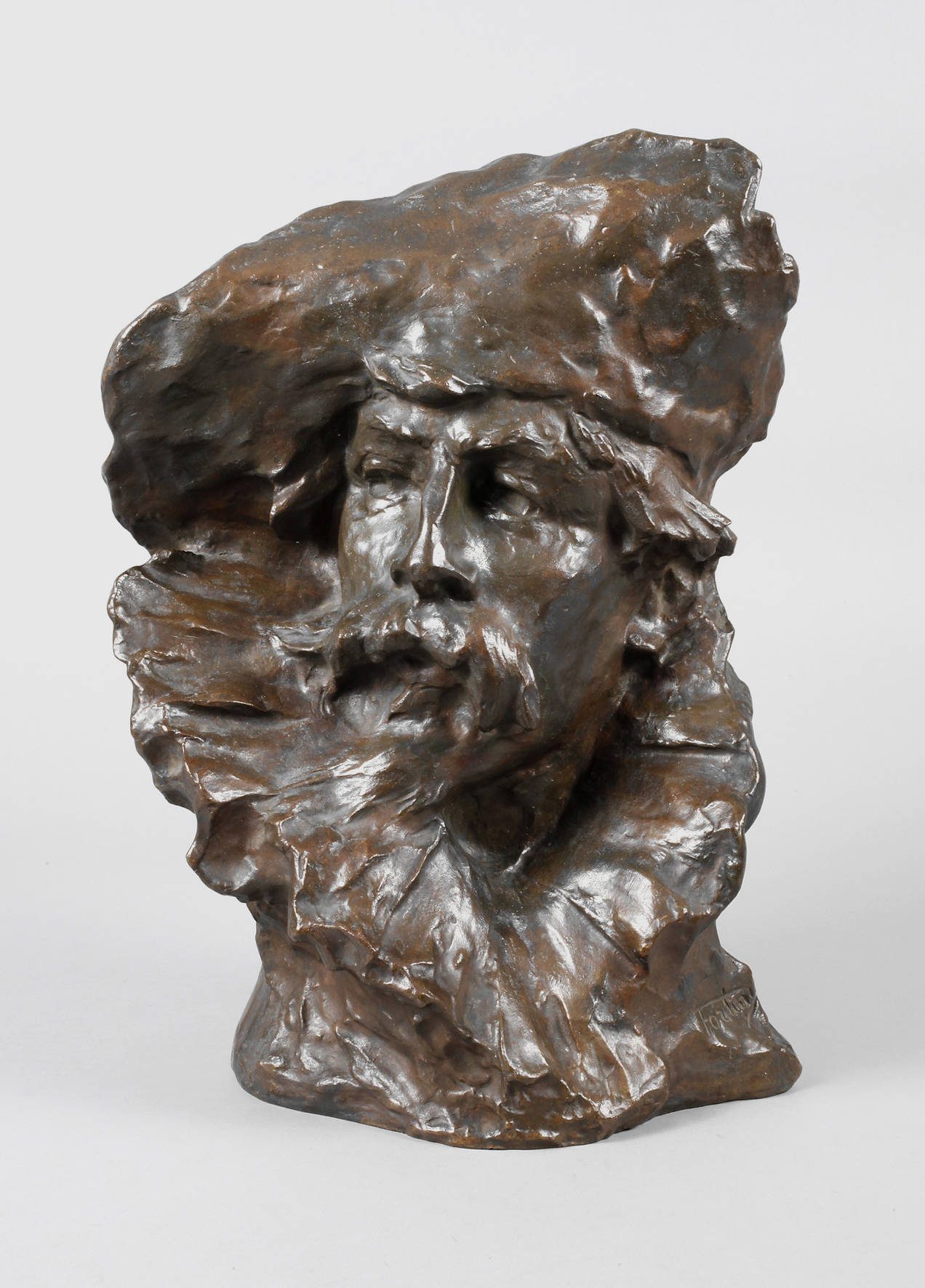 Edouard Fortiny, Büste eines barocken Herren