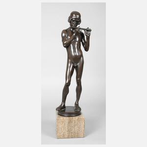 Julius Obst, Flötenspieler