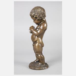 Monogrammist E. W., Putto mit Blüte