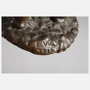 Monogrammist E. W., Putto mit Blüte