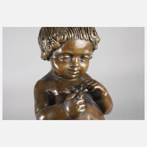 Monogrammist E. W., Putto mit Blüte