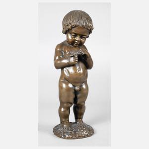 Monogrammist E. W., Putto mit Blüte