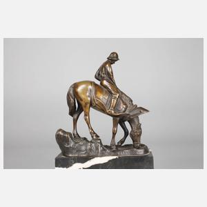 Hans Guradze, Bauernjunge mit Pferd an der Tränke