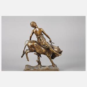 Paul Aichele, Orientale auf bockendem Esel