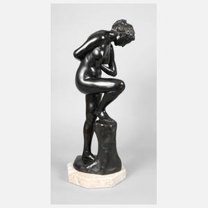 Max Klinger ”Badende, sich im Wsser spiegelnd”