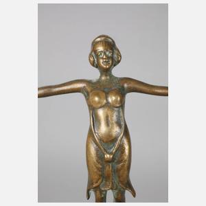 Kleinbronze Tänzerin Art déco