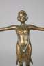 Kleinbronze Tänzerin Art déco