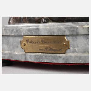 Chryselephantin ”Der Verlobungskuss” nach René-Paul Marquet