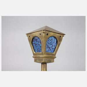 Peter Tereszczuk, figürliche Tischlampe mit Chryselephantin