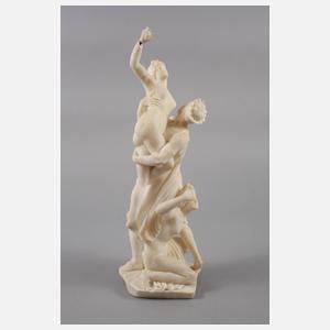 Alabasterfigur Raub der Sabinerinnen