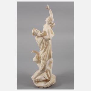 Alabasterfigur Raub der Sabinerinnen