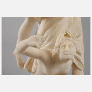 Alabasterfigur Raub der Sabinerinnen