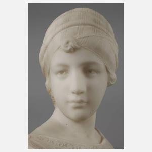 Guglielmo Pugi, Mädchenbüste Alabaster