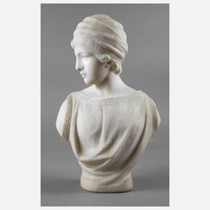 Guglielmo Pugi, Mädchenbüste Alabaster