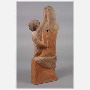 Maria mit dem Kind Terracotta