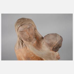 Maria mit dem Kind Terracotta