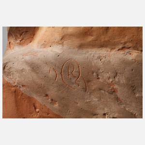 Maria mit dem Kind Terracotta