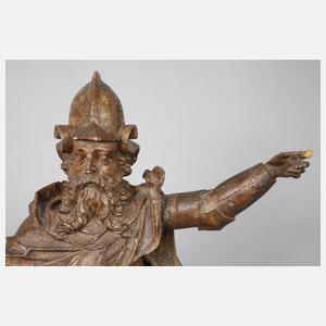 Große Schnitzerei Heiliger Florian