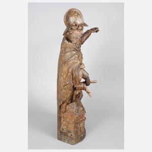 Große Schnitzerei Heiliger Florian