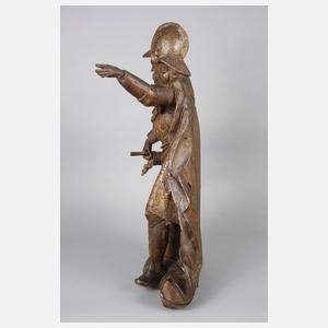 Große Schnitzerei Heiliger Florian