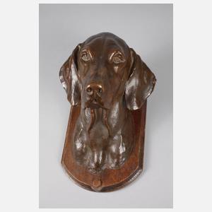 Edmund Klotz, Kopf eines Jagdhundes
