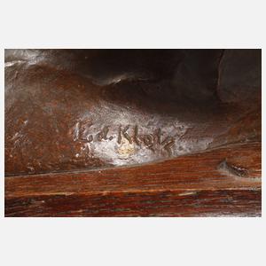 Edmund Klotz, Kopf eines Jagdhundes