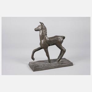 Monogrammist EH A?, spielendes Fohlen