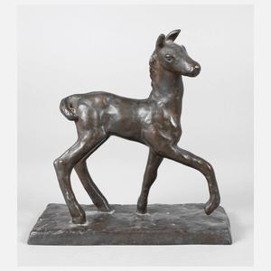 Monogrammist EH A?, spielendes Fohlen