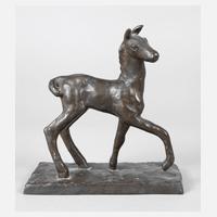 Monogrammist EH A?, spielendes Fohlen111