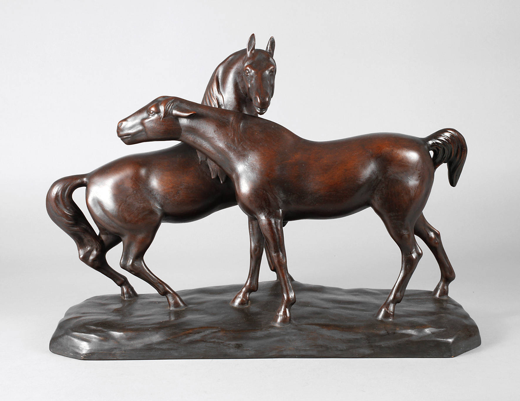 Pferdepaar nach Pierre-Jules Mêne