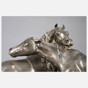 Pferdepaar nach Pierre-Jules Mêne